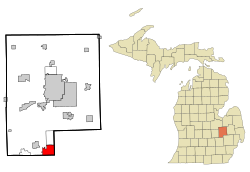 Genesee County Michigan Incorporated and Unincorporated areas Fenton Highlighted
